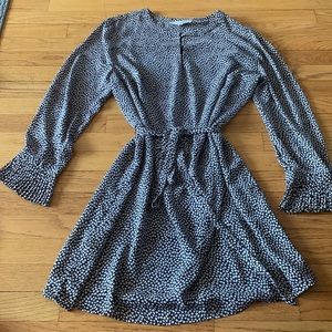 Loft tie waist dress